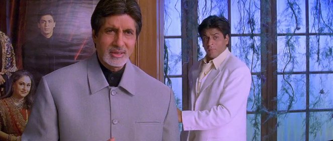 Kabhi Khushi Kabhie Gham... - De la película - Amitabh Bachchan, Shahrukh Khan