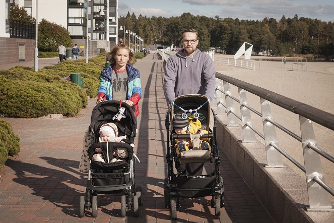 En man och en baby - Kuvat elokuvasta - Marja Salo, Petteri Summanen