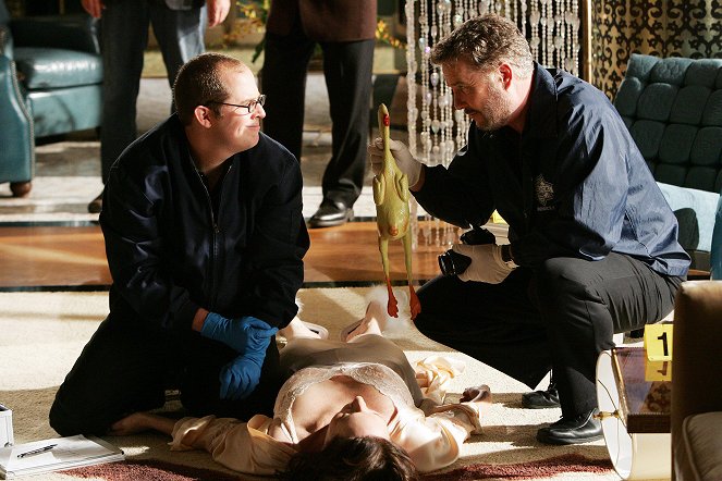 CSI: Crime Scene Investigation - Season 8 - Two and a Half Deaths - Photos - David Berman, William Petersen