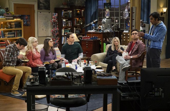 The Big Bang Theory - Das Romulaner-Getränk - Filmfotos - Simon Helberg, Melissa Rauch, Mayim Bialik, Jim Parsons, Kaley Cuoco, Johnny Galecki, Kunal Nayyar