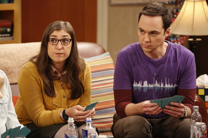 The Big Bang Theory - Season 11 - The Relaxation Integration - Photos - Mayim Bialik, Jim Parsons