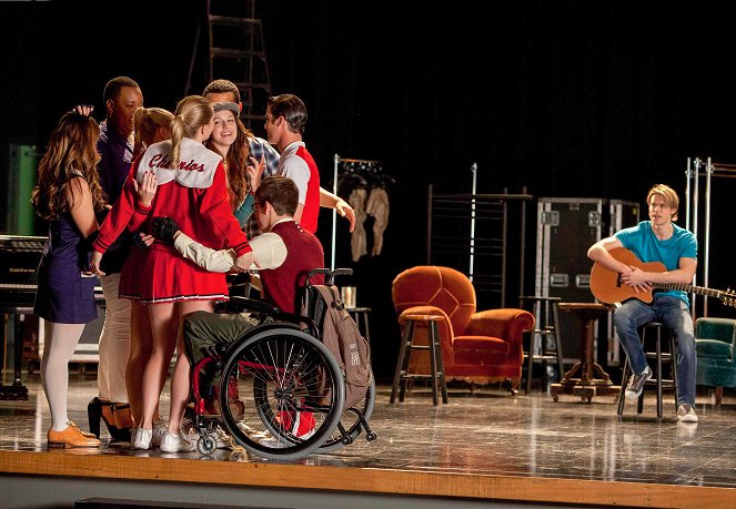 Glee - Sztárok leszünk! - Hulló csillag - Filmfotók - Melissa Benoist, Chord Overstreet