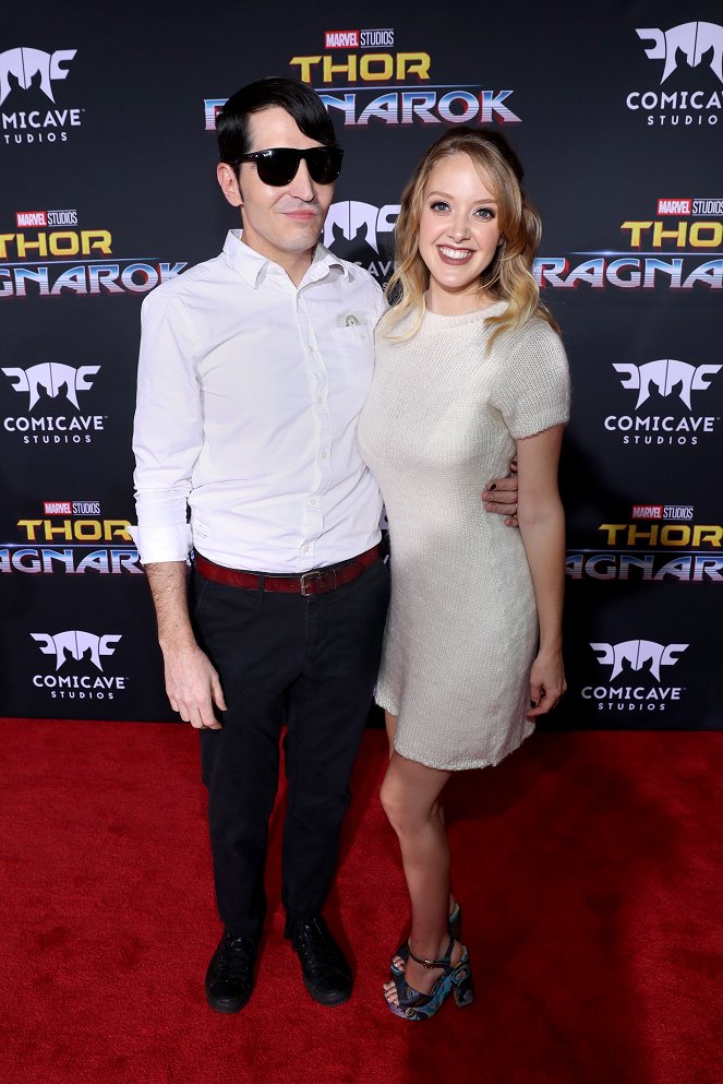 Thor: Ragnarok - Events - The World Premiere of Marvel Studios' "Thor: Ragnarok" at the El Capitan Theatre on October 10, 2017 in Hollywood, California - David Dastmalchian, Evelyn Leigh