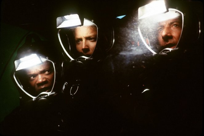 Sphere - Die Macht aus dem All - Filmfotos - Samuel L. Jackson, Sharon Stone, Dustin Hoffman