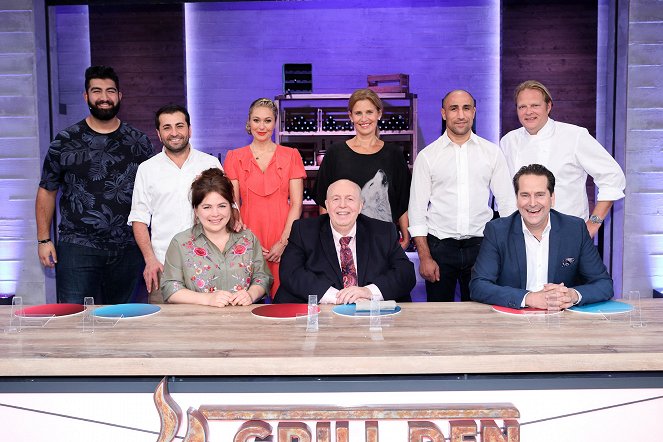 Grill den Profi - Promoción - Faisal Kawusi, Ali Güngörmüs, Maria Groß, Ruth Moschner, Reiner Calmund, Katrin Müller-Hohenstein, Arthur Abraham, Gerhard Retter, Björn Freitag