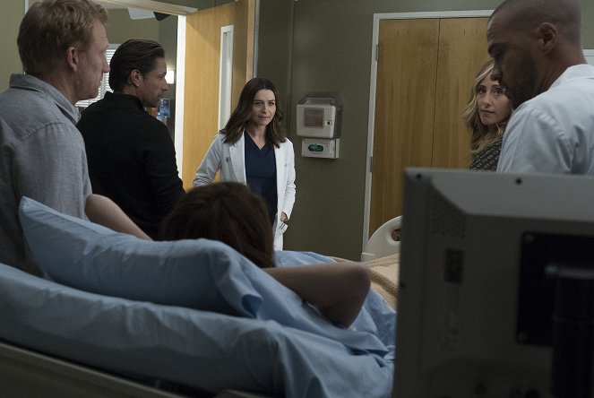 Grey's Anatomy - Break Down the House - Photos - Kevin McKidd, Martin Henderson, Caterina Scorsone, Kim Raver, Jesse Williams