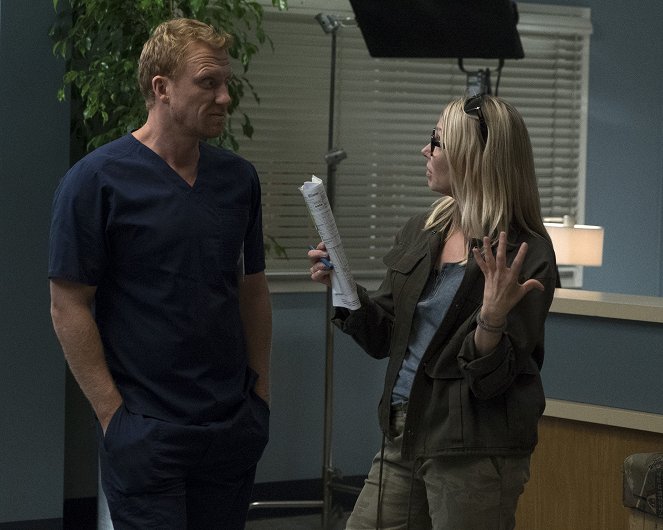 Grey's Anatomy - Season 14 - Prendre son mal en patience - Tournage