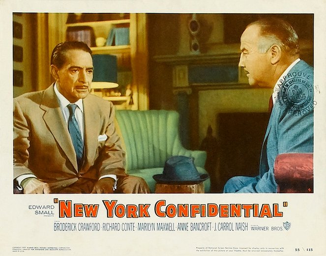 New York Confidential - Lobby karty - J. Carrol Naish, Broderick Crawford