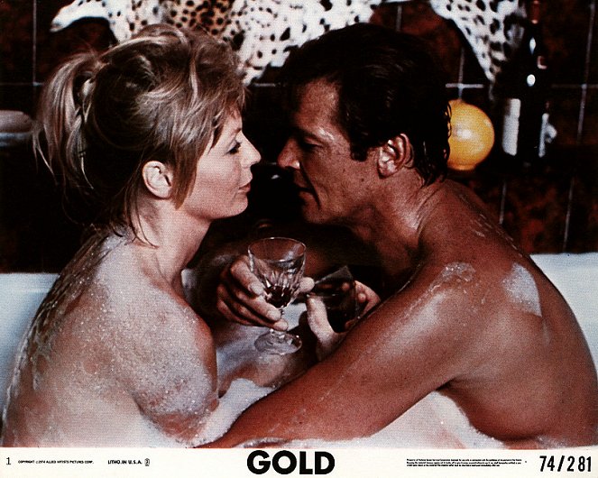 Gold - Cartes de lobby - Susannah York, Roger Moore