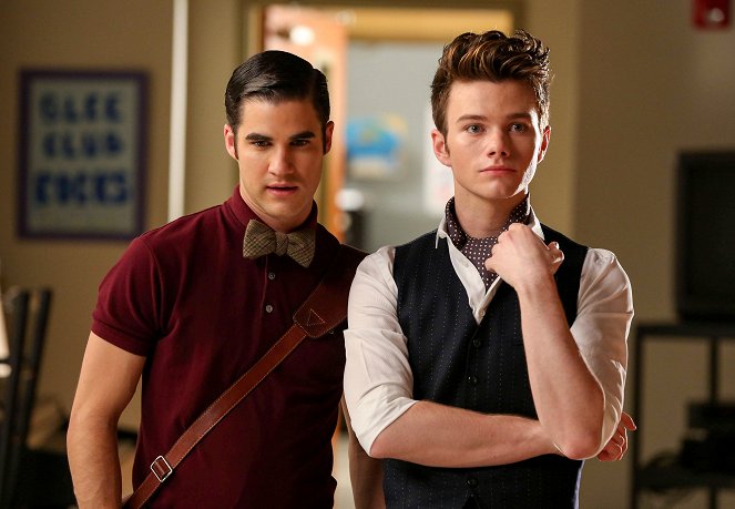 Glee - Season 4 - The New Rachel - Van film - Darren Criss, Chris Colfer