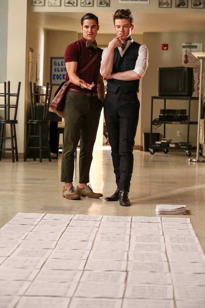Glee - Nowa Rachel - Z filmu - Darren Criss, Chris Colfer