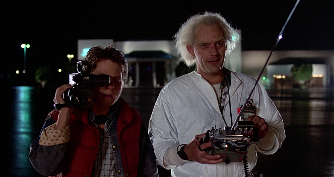 Powrót do przyszłości - Z filmu - Michael J. Fox, Christopher Lloyd