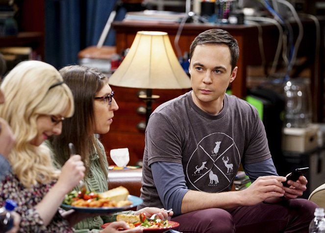 The Big Bang Theory - Die Professor-Proton-Renaissance - Filmfotos - Melissa Rauch, Mayim Bialik, Jim Parsons