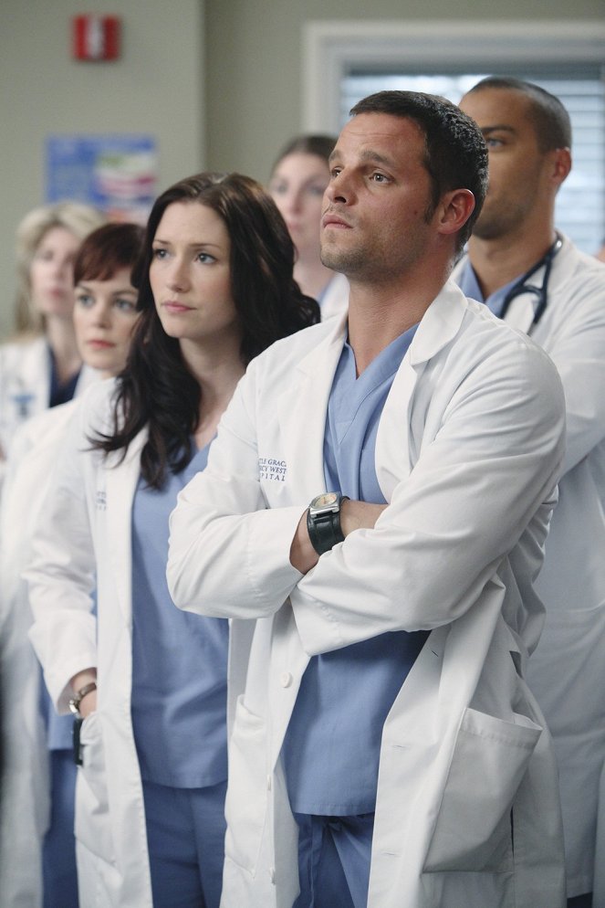 Grey's Anatomy - Season 6 - State of Love and Trust - Photos - Chyler Leigh, Justin Chambers