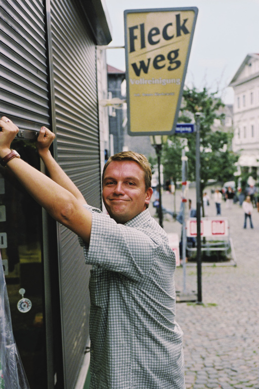 Samba in Mettmann - Dreharbeiten - Hape Kerkeling