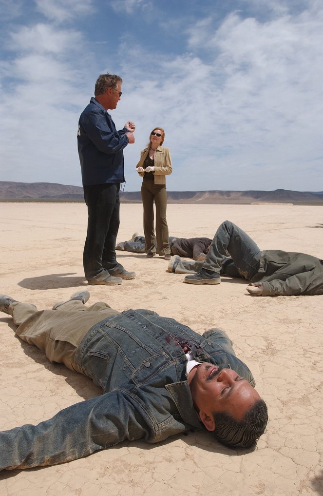 CSI: Crime Scene Investigation - Season 3 - Inside the Box - Photos - William Petersen, Marg Helgenberger