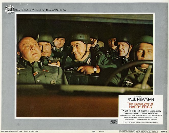 Tajná válka Harryho Frigga - Fotosky - Werner Peters, Tom Bosley, Paul Newman