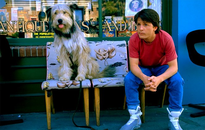 Back to the Future Part II - Van de set - Michael J. Fox