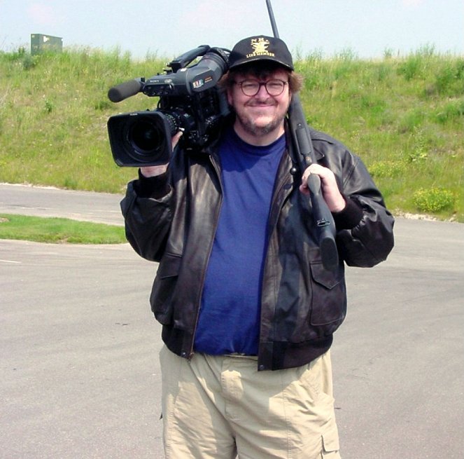 Kóla, puska, sültkrumpli - Forgatási fotók - Michael Moore