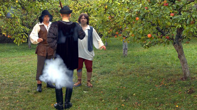 O kouzelném jablku - Kuvat elokuvasta - Vladimír Kábrt, Jindřich Gregora