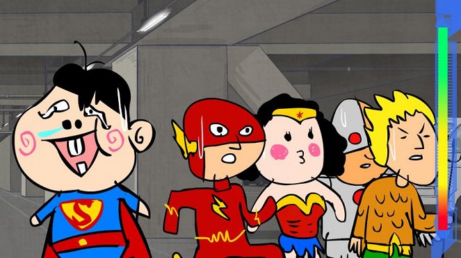 DC Super Heroes vs. Taka No Cumedan - Van film