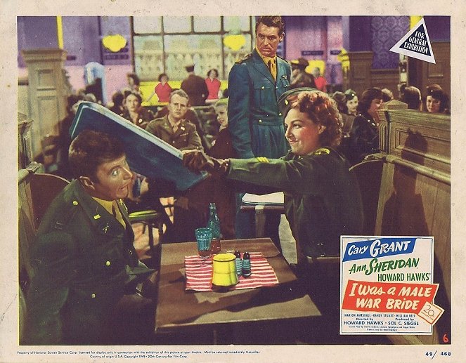 I Was a Male War Bride - Lobby karty - Cary Grant, Ann Sheridan