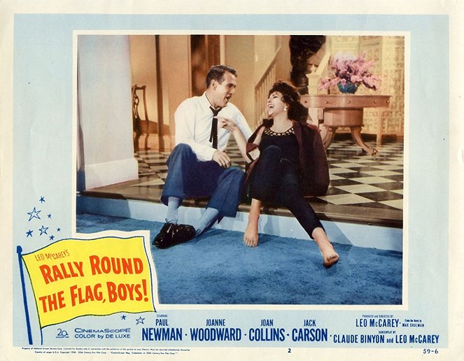 Rally 'Round the Flag, Boys! - Vitrinfotók - Paul Newman, Joan Collins