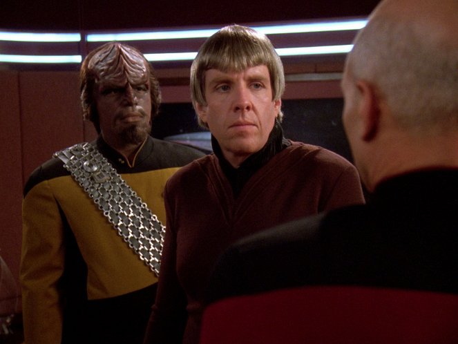 Star Trek - Das nächste Jahrhundert - Das Gesicht des Feindes - Filmfotos - Michael Dorn, Barry Lynch