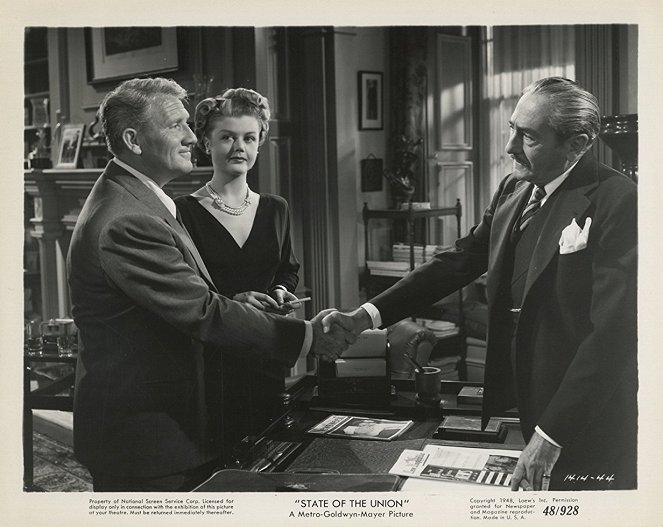 State of the Union - Lobbykaarten - Spencer Tracy, Angela Lansbury, Adolphe Menjou