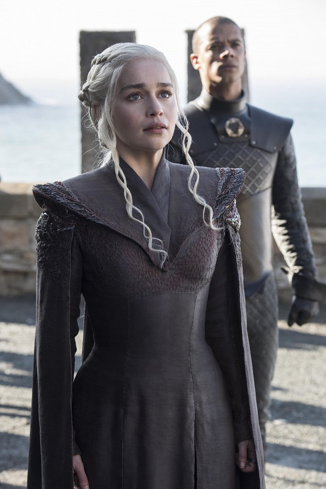 Game of Thrones - Dragonstone - Photos - Emilia Clarke, Jacob Anderson