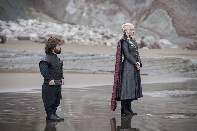Game of Thrones - Eastwatch - Van film - Peter Dinklage, Emilia Clarke