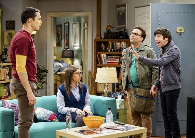 The Big Bang Theory - The Tesla Recoil - Photos - Jim Parsons, Mayim Bialik, Johnny Galecki, Simon Helberg