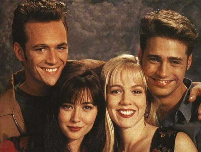 Beverly Hills 90210 - Promo - Luke Perry, Shannen Doherty, Jennie Garth, Jason Priestley