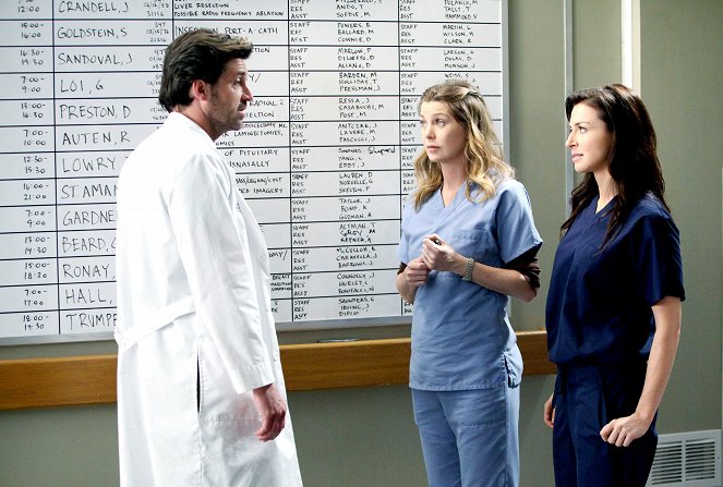 Grey's Anatomy - Superfreak - Photos - Patrick Dempsey, Ellen Pompeo, Caterina Scorsone