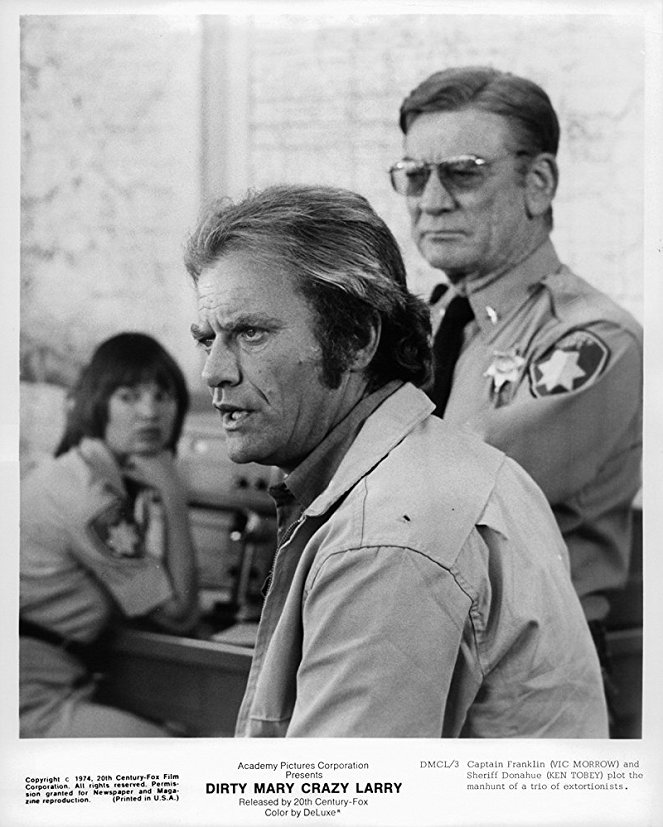 Dirty Mary Crazy Larry - Lobby karty - Vic Morrow, Kenneth Tobey