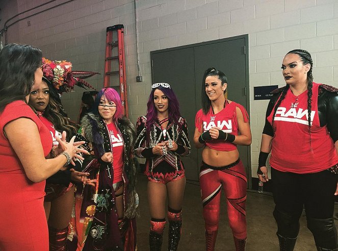 WWE Survivor Series - Making of - Victoria Crawford, Kanako Urai, Mercedes Kaestner-Varnado, Pamela Martinez, Savelina Fanene