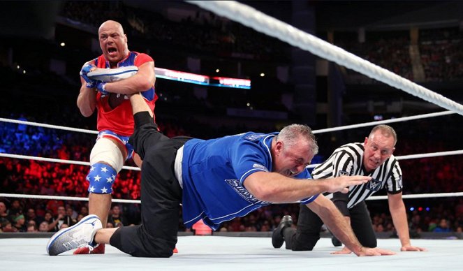WWE Survivor Series - Photos - Kurt Angle, Shane McMahon