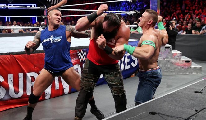WWE Survivor Series - Photos - Randy Orton, John Cena