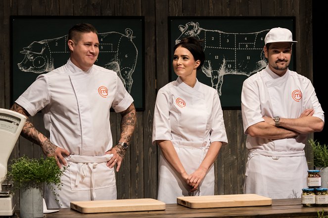 Junior MasterChef - Z filmu - Tomi Björck, Sara La Fountain, Henri Alén