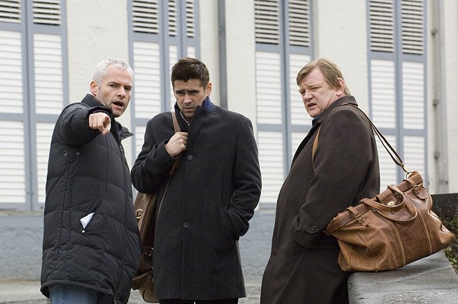 Erőszakik - Forgatási fotók - Martin McDonagh, Colin Farrell, Brendan Gleeson
