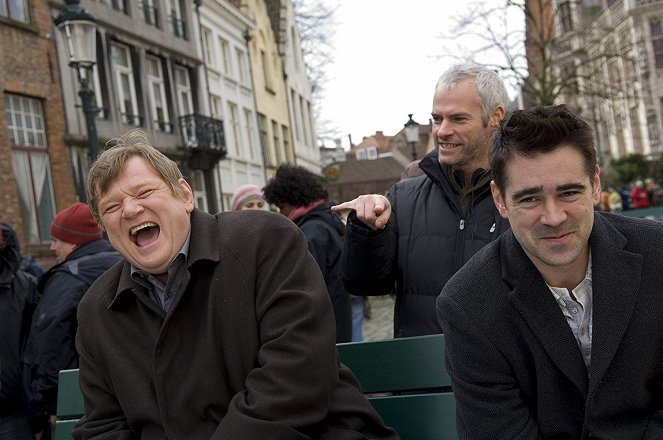 V Bruggách - Z nakrúcania - Brendan Gleeson, Martin McDonagh, Colin Farrell