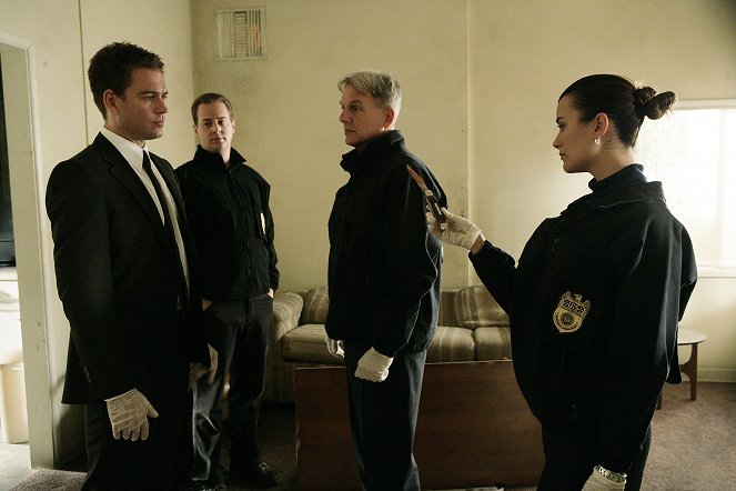 Agenci NCIS - Wpadka - Z filmu - Michael Weatherly, Sean Murray, Mark Harmon, Cote de Pablo