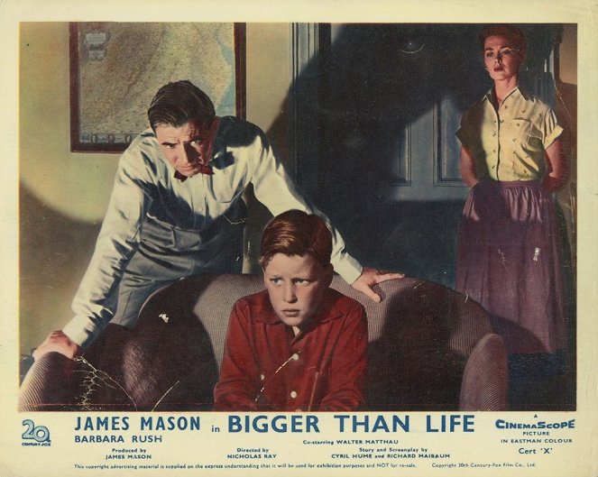 Bigger Than Life - Lobbykaarten - James Mason, Christopher Olsen, Barbara Rush