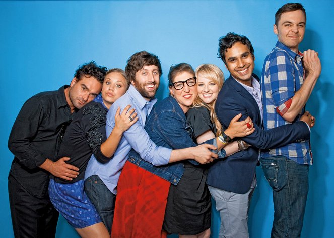 The Big Bang Theory - Werbefoto - Johnny Galecki, Kaley Cuoco, Simon Helberg, Mayim Bialik, Melissa Rauch, Kunal Nayyar, Jim Parsons