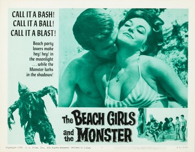 The Beach Girls and the Monster - Cartões lobby