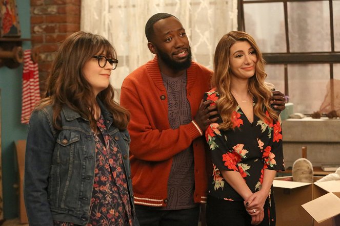 New Girl - Mutig sein - Filmfotos - Zooey Deschanel, Lamorne Morris, Nasim Pedrad