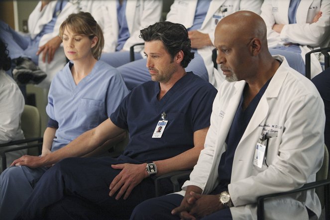 Grey's Anatomy - Season 7 - Disarm - Photos - Ellen Pompeo, Patrick Dempsey, James Pickens Jr.