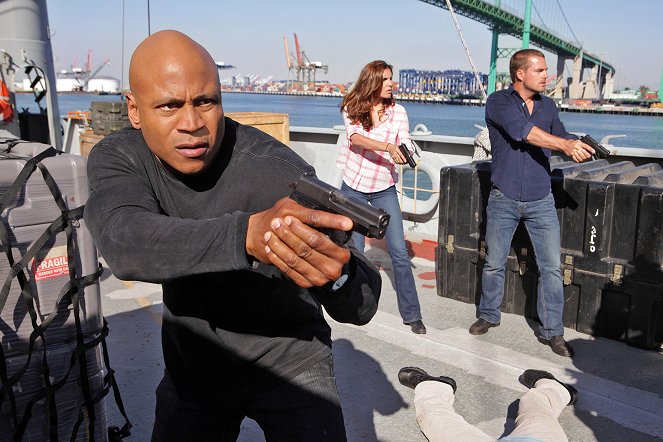 Agenci NCIS: Los Angeles - Ścigany - Z filmu - LL Cool J, Daniela Ruah, Chris O'Donnell
