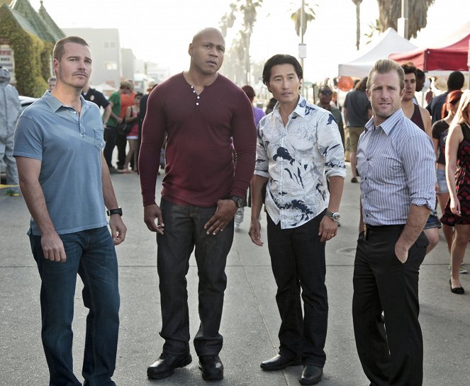 NCIS: Los Angeles - Touch of Death - Van film - Chris O'Donnell, LL Cool J, Daniel Dae Kim, Scott Caan