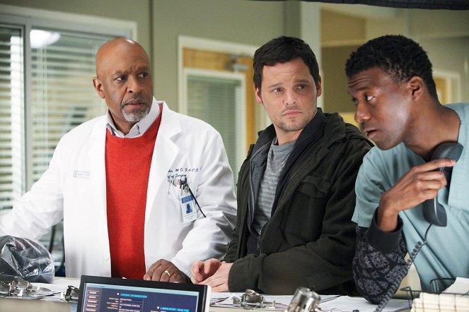 Grey's Anatomy - Season 7 - Golden Hour - Photos - James Pickens Jr., Justin Chambers